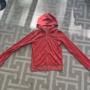 Juicy Couture Coral Terry Hoodie